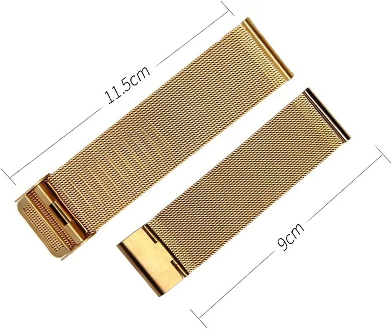 And Women's Strap Watches With Accessories 18/20/22/24/26/28/30mm Watch Strap Stainless Steel Solid Strap Three interstitial narrowly Beads Men's 