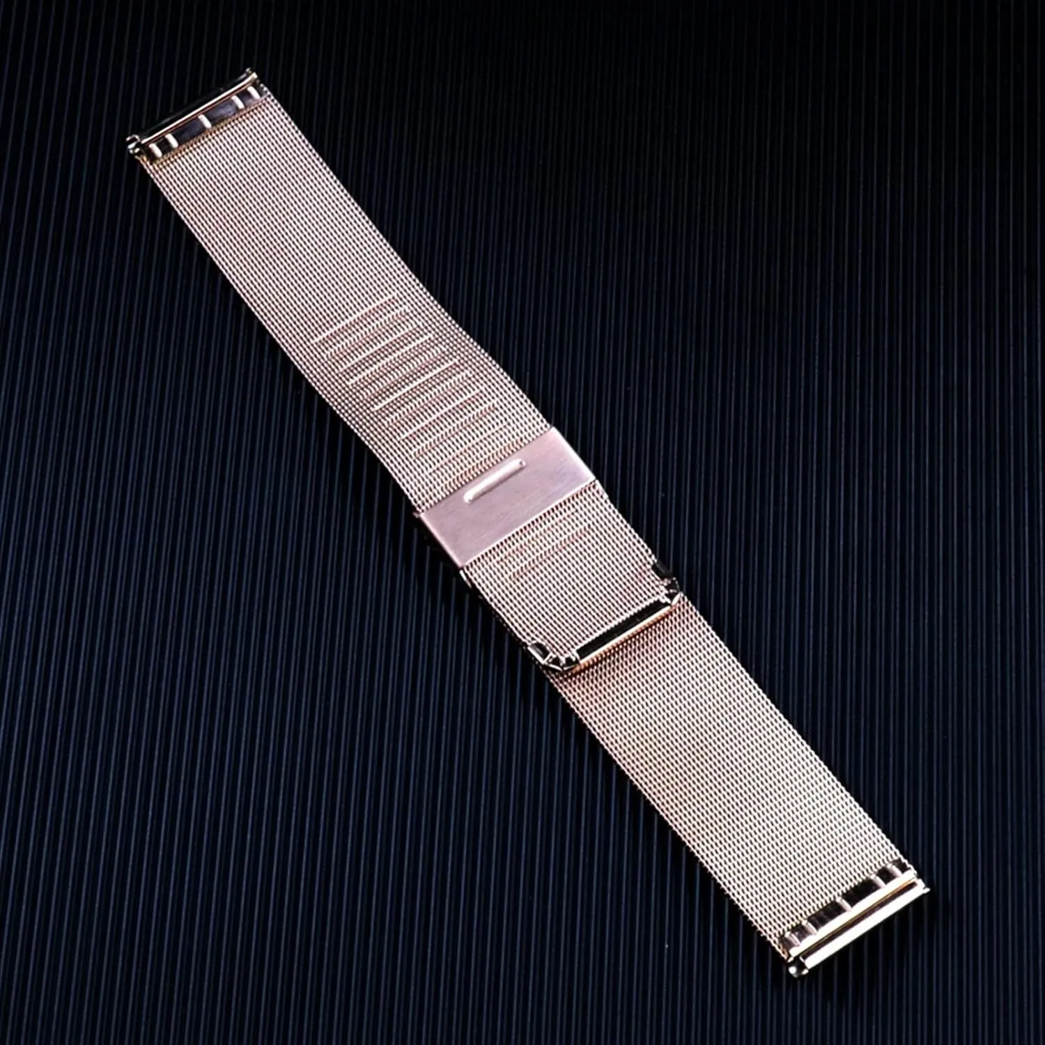 And Women's Strap Watches With Accessories 18/20/22/24/26/28/30mm Watch Strap Stainless Steel Solid Strap Three interstitial narrowly Beads Men's 