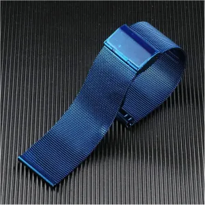 And Women's Strap Watches With Accessories 18/20/22/24/26/28/30mm Watch Strap Stainless Steel Solid Strap Three interstitial narrowly Beads Men's 