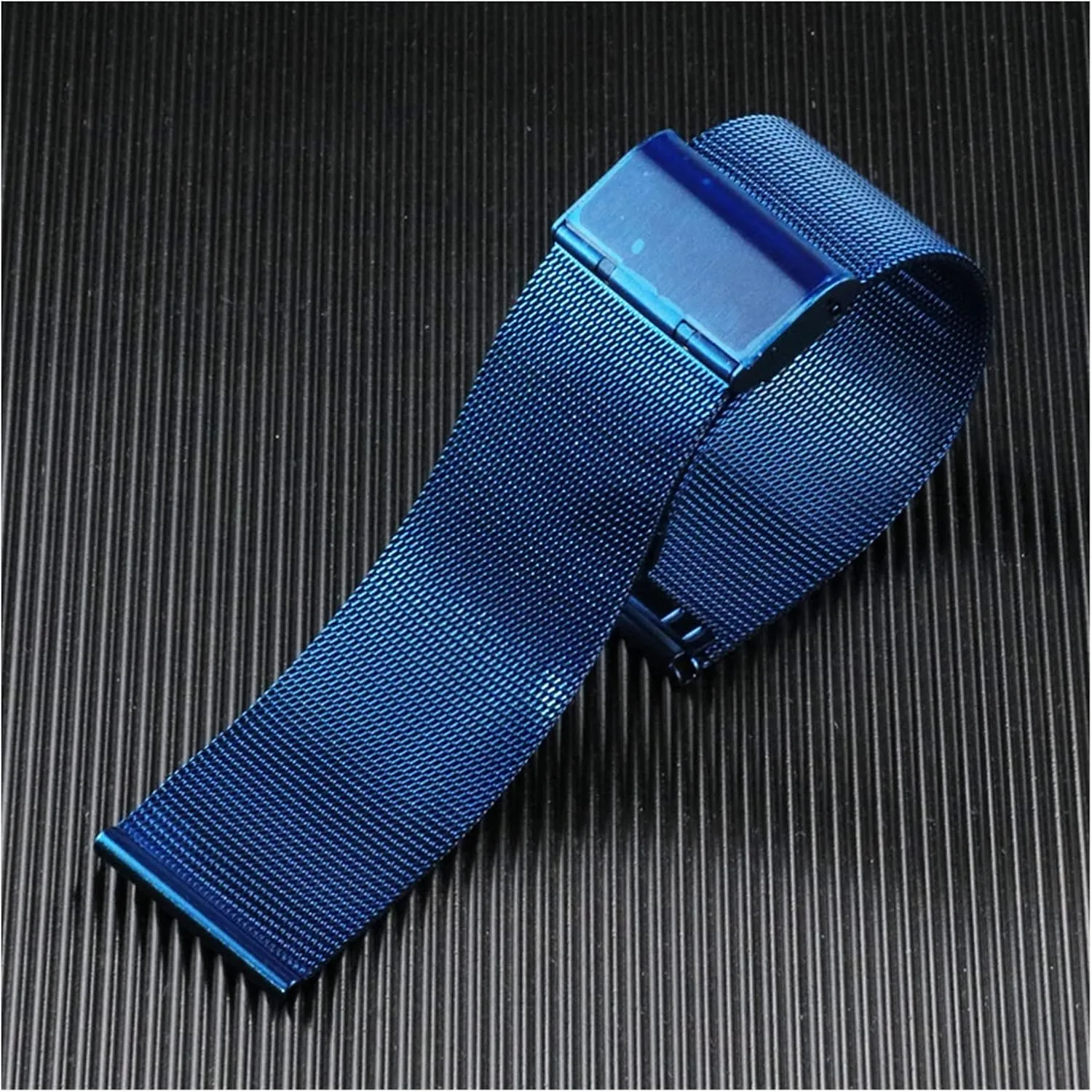 And Women's Strap Watches With Accessories 18/20/22/24/26/28/30mm Watch Strap Stainless Steel Solid Strap Three interstitial narrowly Beads Men's 