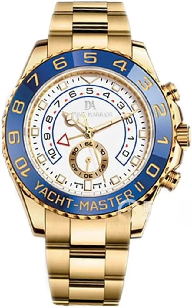 anxiety nineteen imperfect fertilizer Bezel Sapphire Glass Stainless Steel Band, Sport Automatic Movement, Wrist Watch 44 MM Chronograph Watch Men Rotatable 