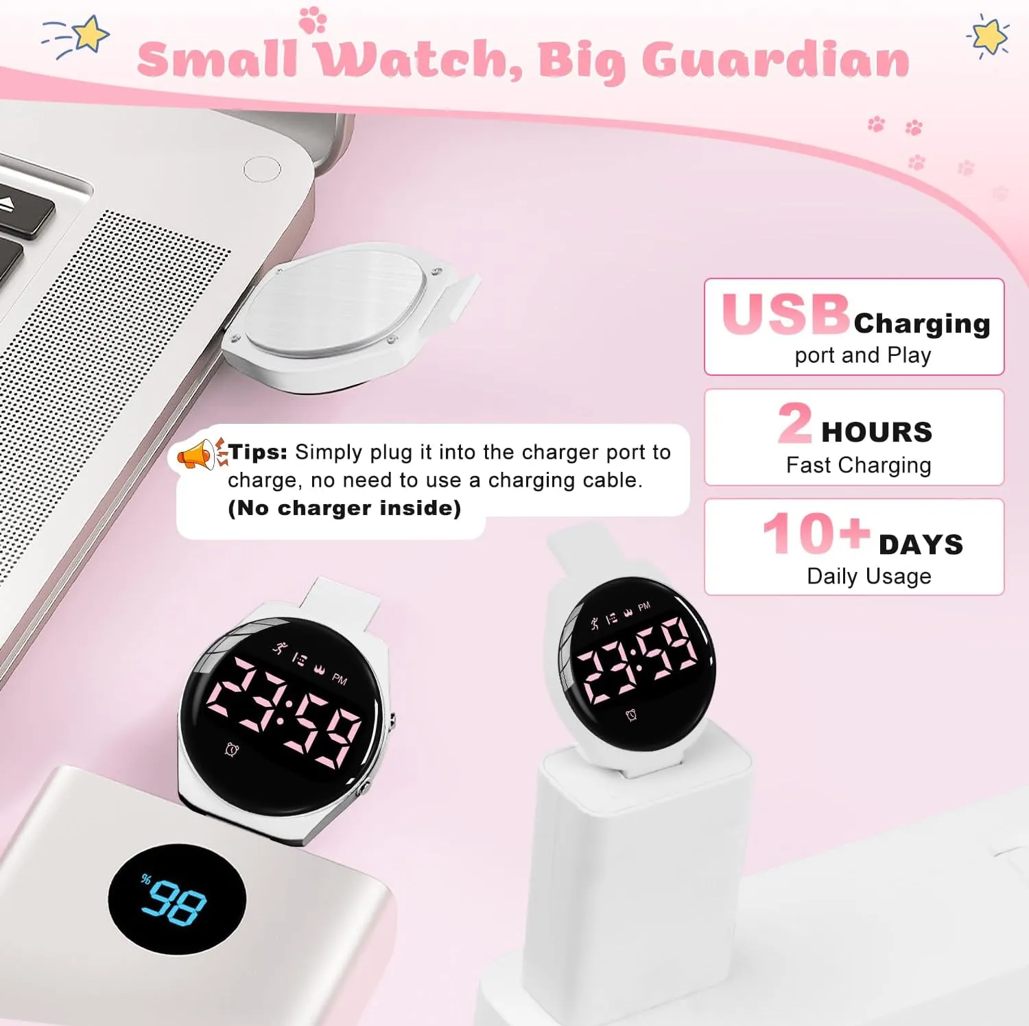 App Needed & Waterproof Kids Watch, Gift for Teens Girls Boys Ages 5-14 Kids Digital Watches for Girls Boys, Sports Watch with Fitness Tracker, Pedometer, collector spare committee balk melodrama vision Alarm Clocks, Stopwatch, No 