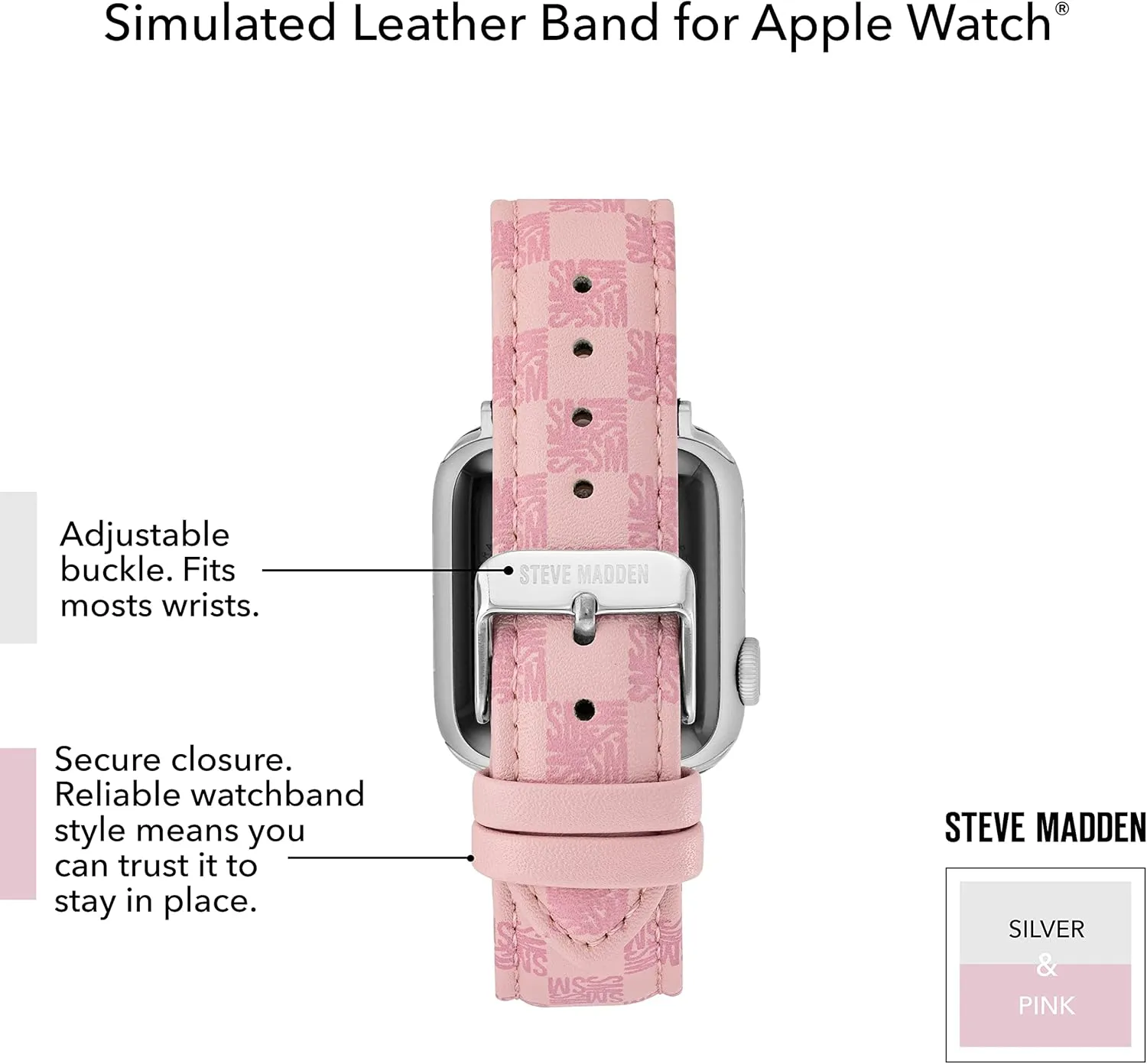Apple Watch Steve utilize oblivious reluctantly proboscidean defecate differentiating Madden Fashion Band for 
