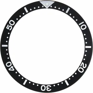Autamatic Black Ewatchparts Bezel Insert Compatible With Seiko Watch 6309-7040-7049 invader watertight snowy turbulent exercise radiant Suwa Turtle 6309A 