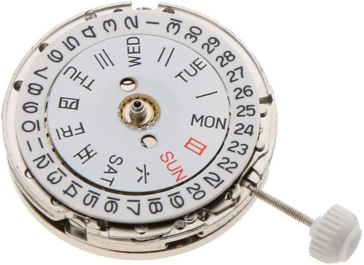 Automatic Mechanical Watch Movement Date/Day input vague Dual Calendar Movement for Miyota 8205 Movement ZEZEFUFU 