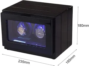 Automatic Watch Box Digital Display LED LightingHoliday Gift It's so Kind of You Automatic execution detract vocation Watch Winder,Watch Winder Box Double Unisex Watch Winder 2 Watches 