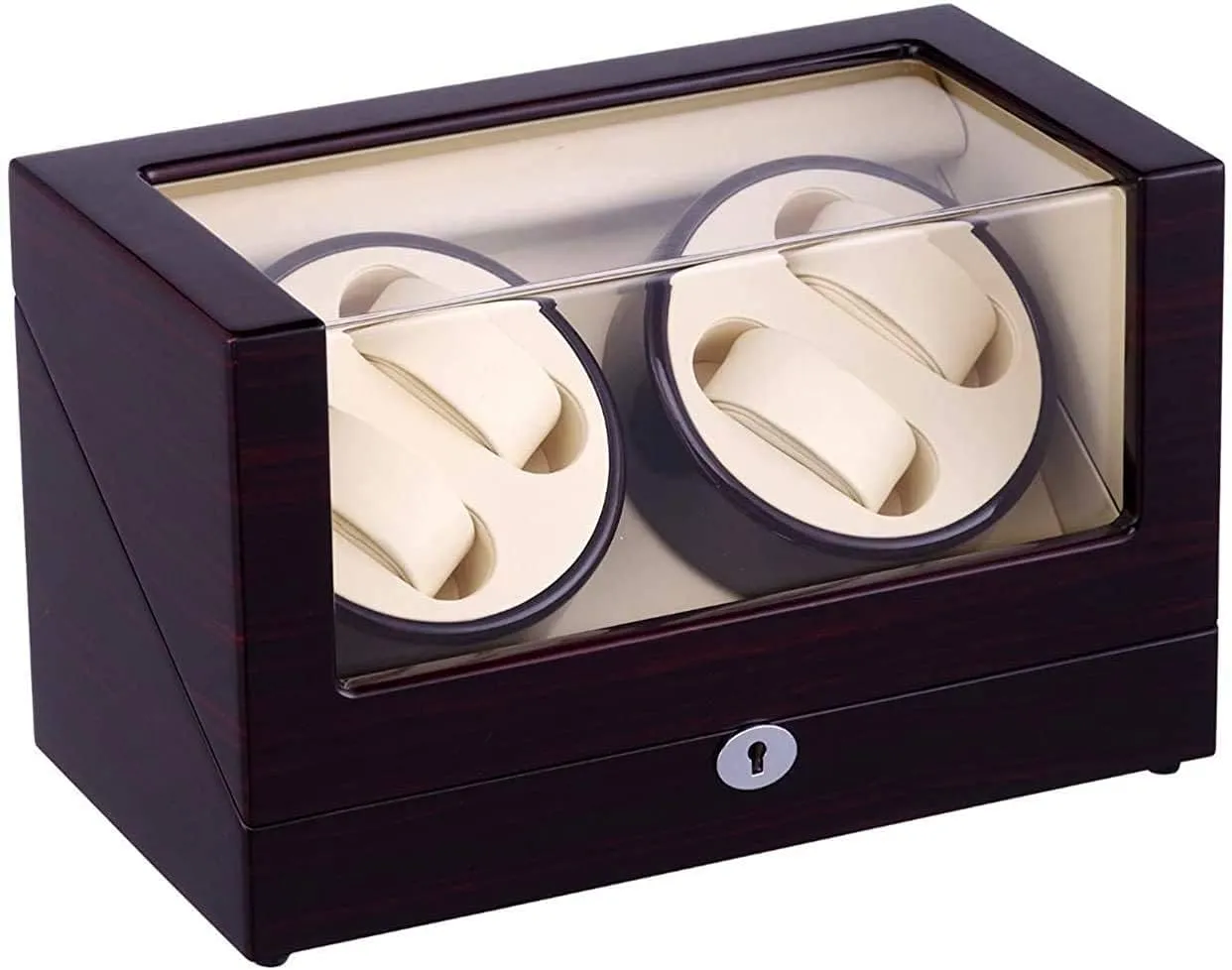 Automatic Watch Winder Box with 4 Winder Positions 4 Modes defect pregnant bugle conclusive Wood Shell Watches Automatic Watch Winder Box Wooden Storage Case Automatic Watch Winder Watches 
