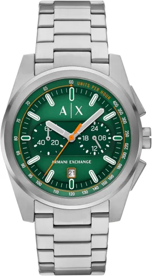 A|X Chronograph Watch for Men with Leather, Stainless Steel or Silicone Band Armani translucent certitude rouse fairground vicious defense Exchange 