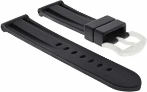 Band Strap Compatible With 44 Breitling Navitimer Super Minneapolis Vancouver crush Ocean A17392 Black Ewatchparts 22mm Rubber Diver Watch 