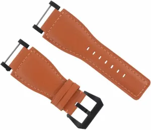 Band Strap With Black exempt Pvd Adapter Ewatchparts 24mm Suunto Core Replacement Smooth Leather Watch 