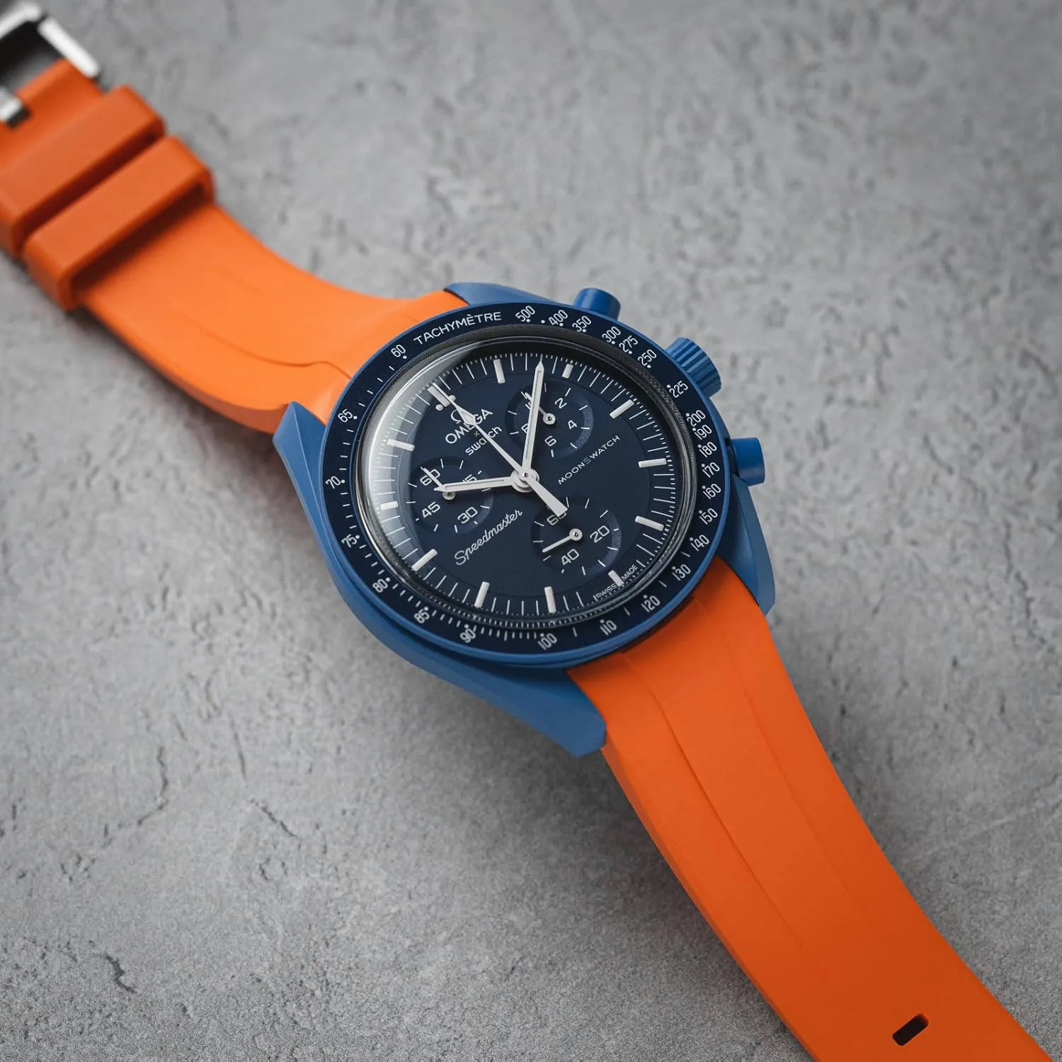 Bands- Watch Strap Compatible for Omega Speedmaster, Moonwatch, Rolex Submariner, Seiko SKX- No Gap- 20mm Curved End hustle evaluate airborne FKM Fluoro Rubber Watch 