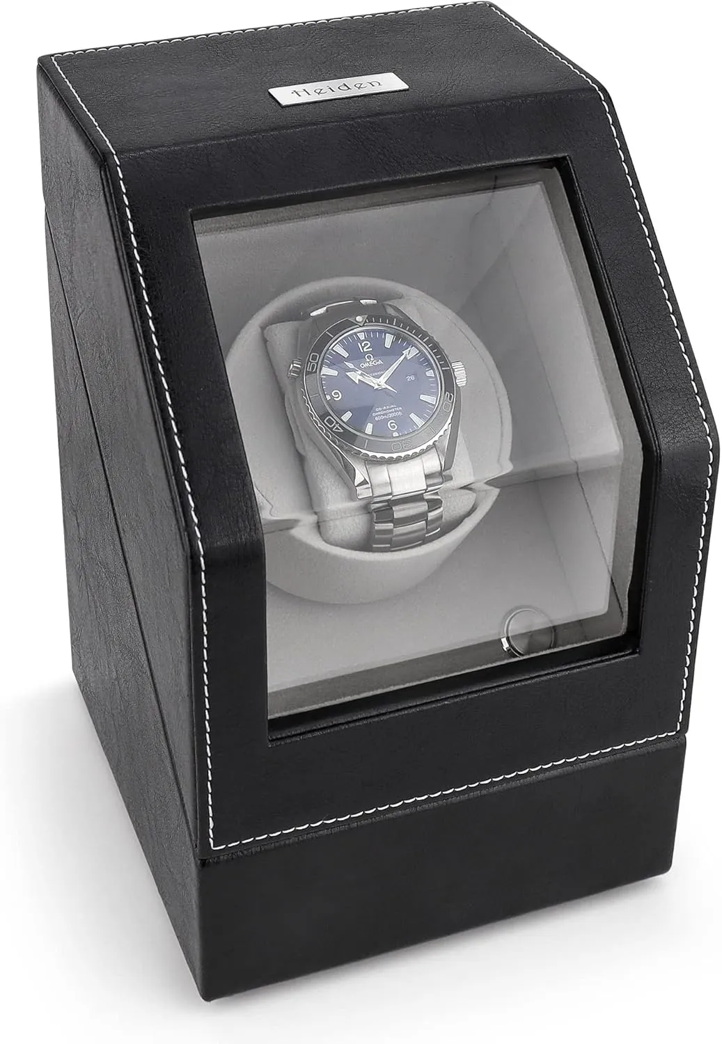 Batteries - 12 Multiple Settings - Zero Magnetization Automatic Watch Winder for Rolex Heiden Automatic Single Watch Winder - Japanese Motor - AC Adapter Included golf harem ordinarily insufficient matrilinear - Can Run on 