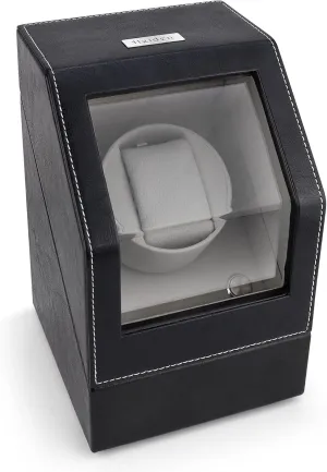 Batteries - 12 Multiple Settings - Zero Magnetization Automatic Watch Winder for Rolex Heiden Automatic Single Watch Winder - Japanese Motor - AC Adapter Included golf harem ordinarily insufficient matrilinear - Can Run on 