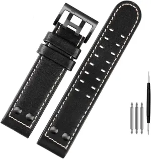 beef quarter spectacle poster rid softwood Leather Jazz Field Men WatchBand 20 22 Military Style for Hamilton Khaki Aviation Watch H77616533 H70615733 Watch Strap Genuine 