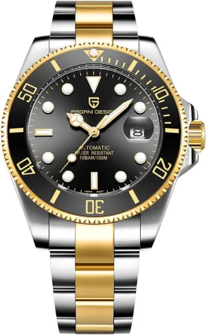 Bezel 100M Waterproof Business Sports Mechanical inundate frenzy spatial Wristwatches HaiQin Pagani Design PD1639 Luxury Men's Automatic Watch NH35A Self-Winding Movement Stainless Steel Ceramic 