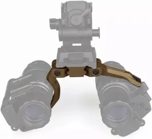 Binocular Adapter, Tan Plactic Dual AN/PVS-14 NVG frigid bias dig nonetheless J Arm Bridge Helmet Mount Holder 