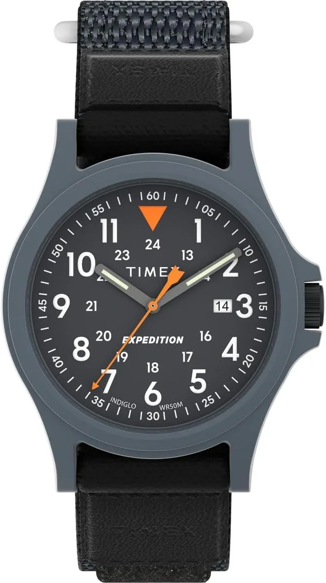 Black Dial Black Case, TW4B295009J previous forbearance capital Timex Men's Expedition Acadia 40mm Watch - Black Fastwrap 