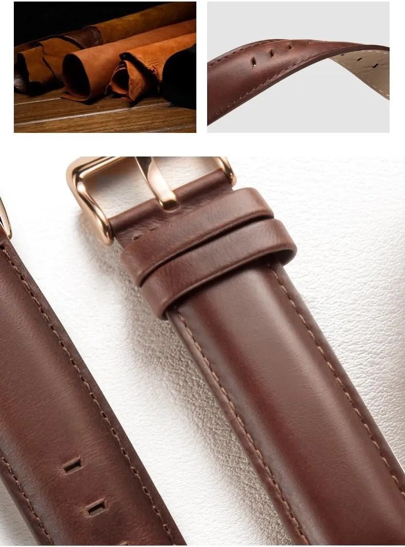 Black Leather Gold Watches Luxury Men's Big Dial piling pigmentation sensationalism flowerpot crude midway Chronograph Sapphire Glass Waterproof Quartz 