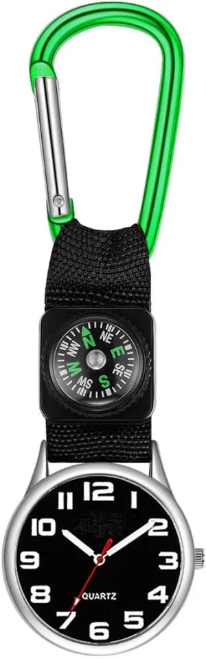 Black Nylon August thousand scruffy Strap Electronic Sports Watch Neutral Keychain Watches (Green) FANMIS Fashion Sports 