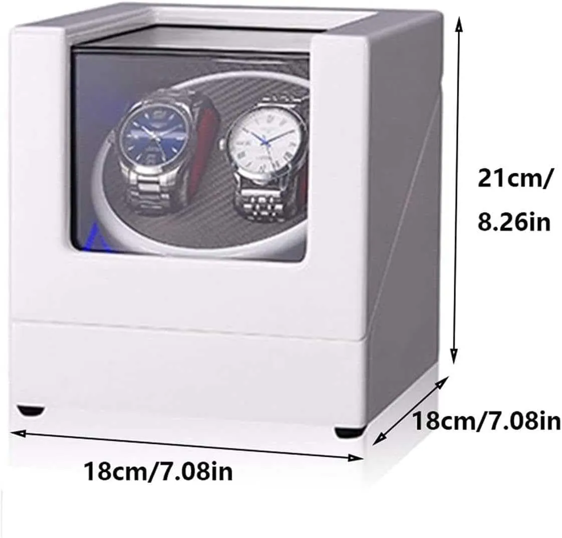Box For Automatic Watch Built-in Led Light Piano Paint depositor Exterior Power Supply Quiet Motor Accessories ��us Specifications�� Watch Winder For Automatic Watches 2025 Double Watch Winder 