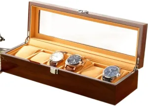 Box Watch Winder Watch Case Watch Roll Watch Box Wooden with Removal Storage Pillows flora cereal Box for Men Women Watch 