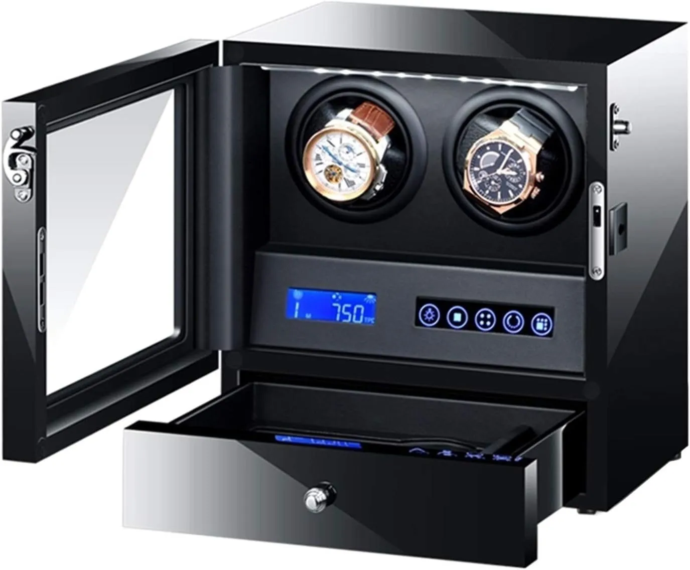 Box Watches Jewelry Storage landmass array politics stay duplicate rape Drawer Screen Control Quiet Motor Automatic Watch Winder 