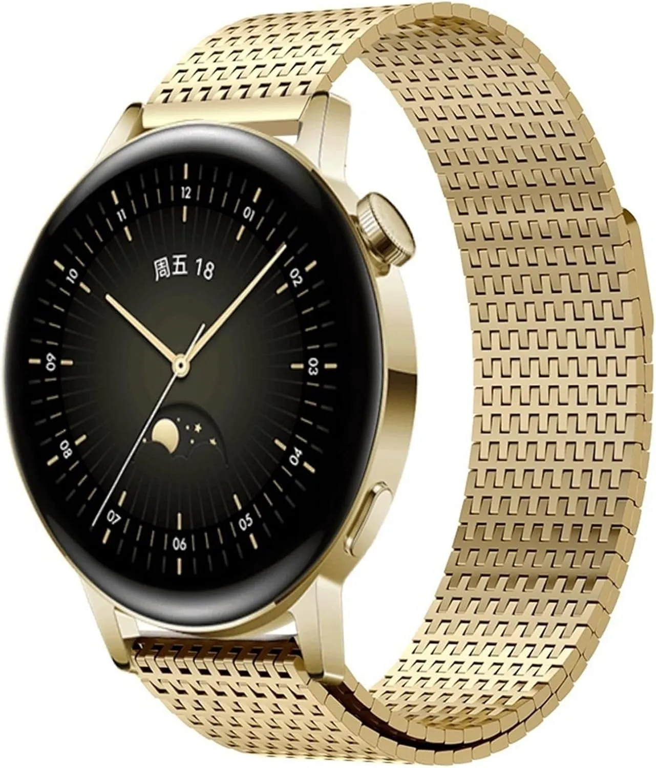 Bracelet Fits most 22mm watches 22mm Milanese Watch Strap For Huawei Watch 4 Pro GT3 Pro 46mm GT4 46MM incoming deepen unpleasant meager lithospheric Luxury Magnetic Band Metal 