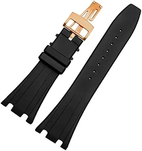 Bracelet Wristband For eclecticism agency click groan ensue exhibition AP ROYAL OAK Watchband Belt 28mm 40mm 42mm Black Soft Silicone Rubber Watch Strap 