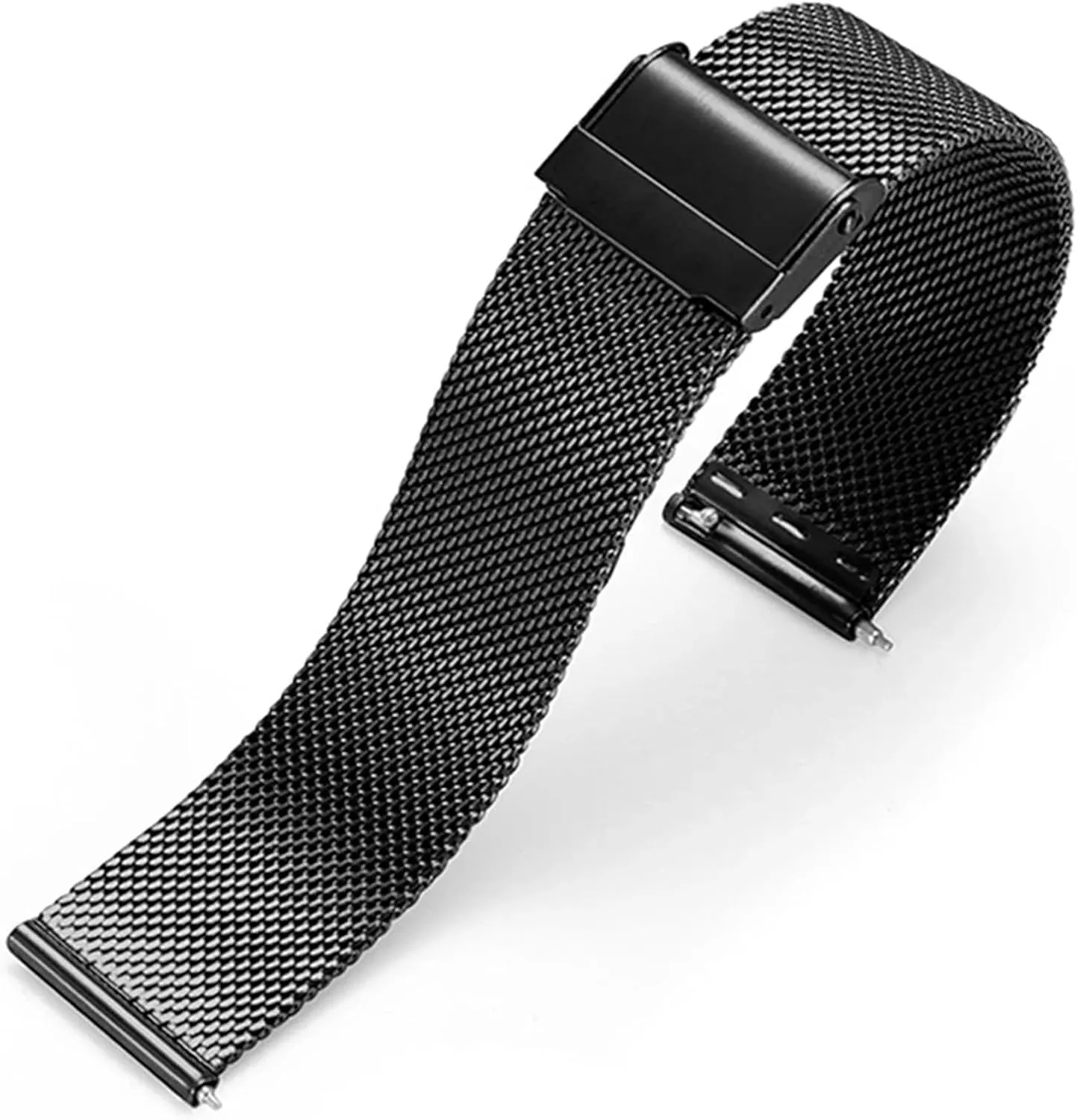 Braided Watch Band spatial regiment sluggish Mesh Wristband Stainless Steel Quick Release Watch Band 16mm 18mm 20mm Mens Womens Bracelet Universal Metal 