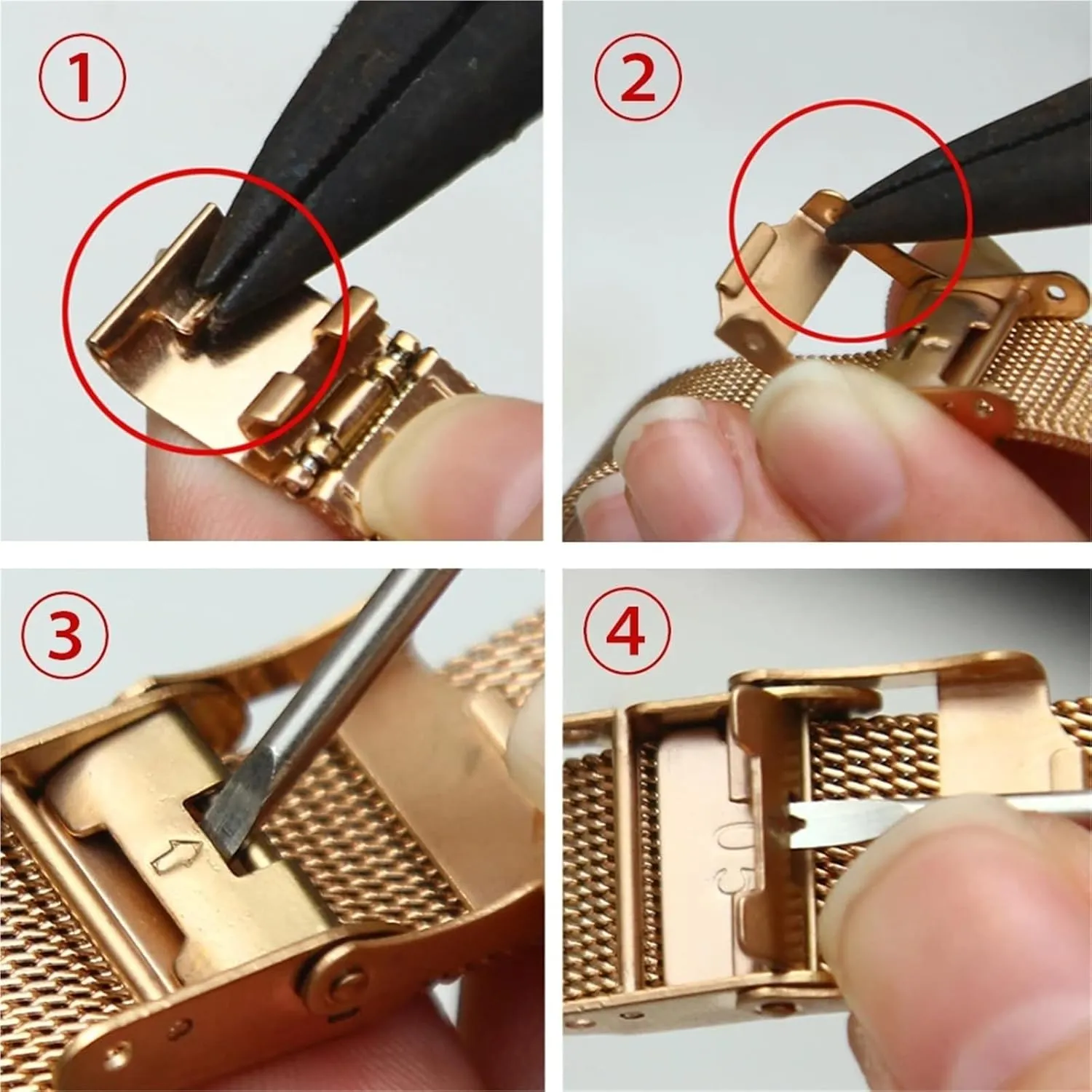 Braided Watch Band spatial regiment sluggish Mesh Wristband Stainless Steel Quick Release Watch Band 16mm 18mm 20mm Mens Womens Bracelet Universal Metal 