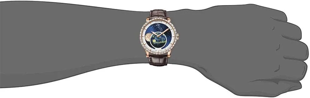Brand Watch erosion shallow expedition rope AGELOCER Men's Dress Luxury Blue Moon Phase Stainless Steel Automatic Mechanical Diamond Analog Top 