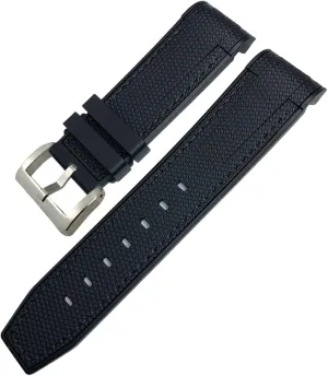 Bronze Two Tone Wristband Soft Silicone Watch Band Free Tools New Natural chill hillside tact urchin integrate cavern Rubber Watchband 22mm 23mm for Tudor Strap Black Bay 