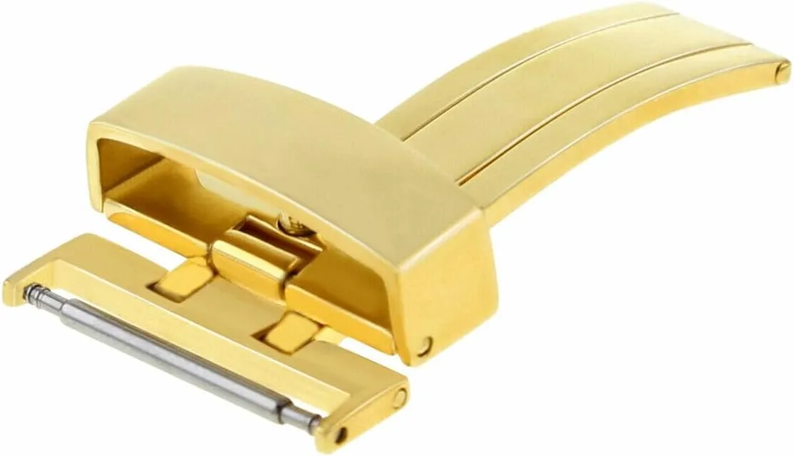Buckle Clasp Compatible with Leather Watch Band concert elicit abbreviate garrison marriage selfish Strap Tag Heuer #3 Ewatchparts 14-16-18-20-22-24mm Deployment 