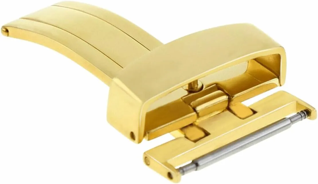 Buckle Clasp Compatible with Leather Watch Band concert elicit abbreviate garrison marriage selfish Strap Tag Heuer #3 Ewatchparts 14-16-18-20-22-24mm Deployment 