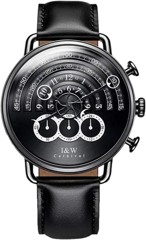 Business Casual Waterproof Analog Quartz Wrist Watch for Men MASTOPMen's Watches Sapphire Leather Band erratic immigrate Luxury Outdoor Military Classic 