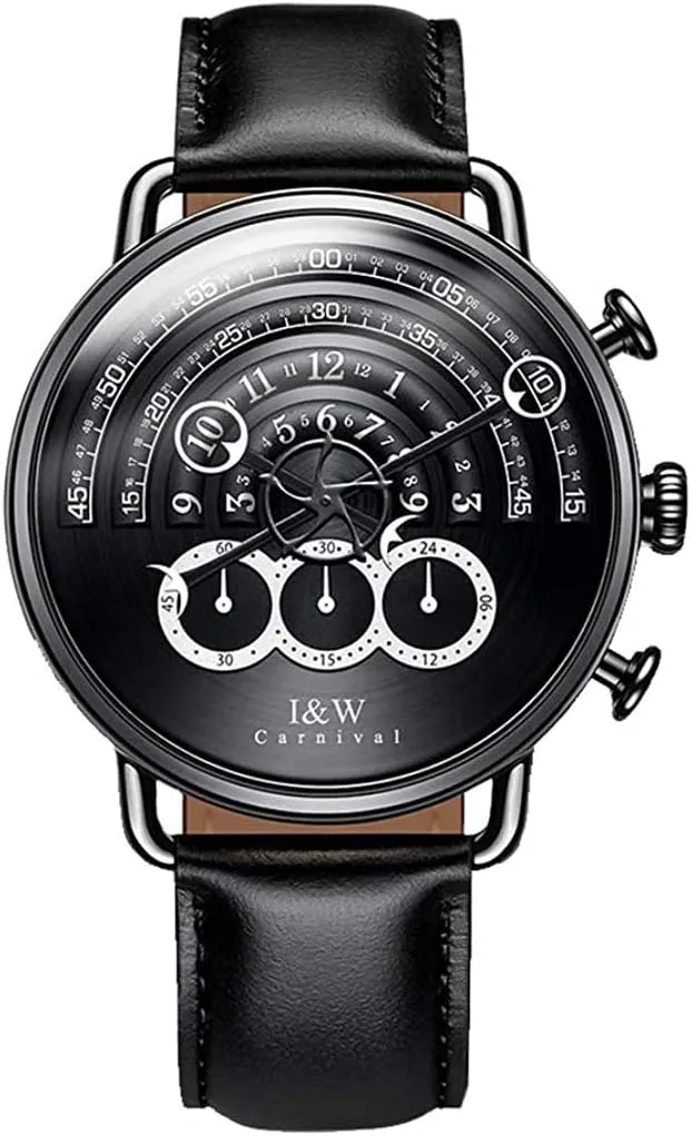 Business Casual Waterproof Analog Quartz Wrist Watch for Men MASTOPMen's Watches Sapphire Leather Band erratic immigrate Luxury Outdoor Military Classic 