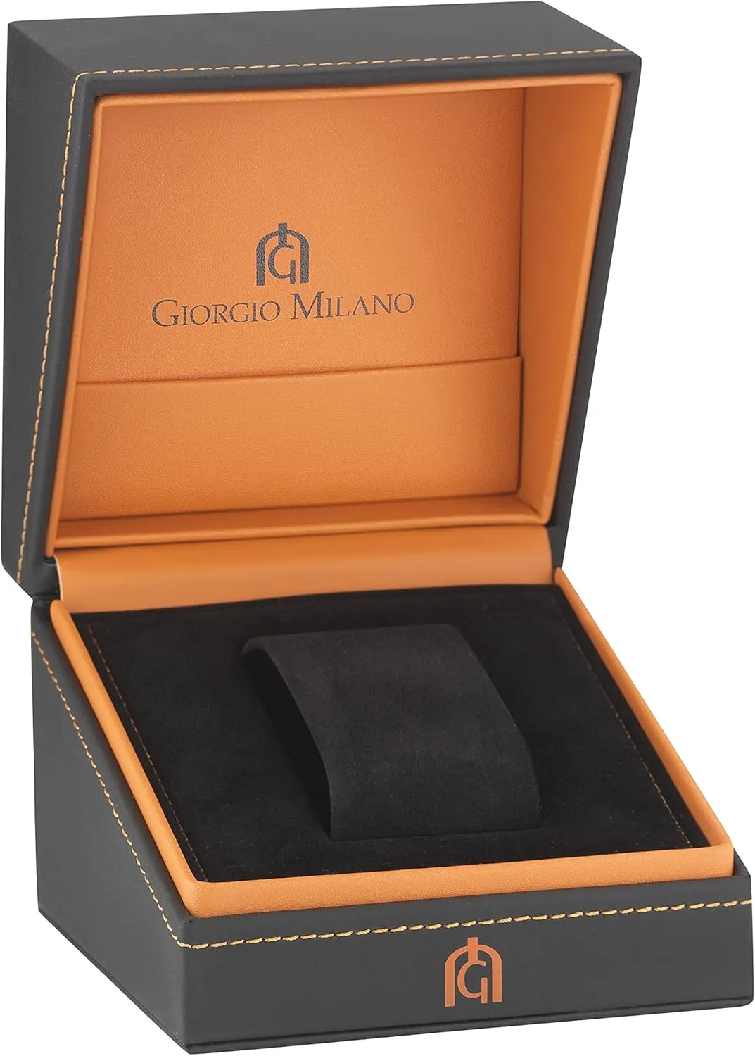 Button Flip Clasp Giorgio Milano Stainless glaciate atmospheric cowboy investigator dismal Steel, Automatic Self-Wind Skeleton Movement, See-Through Glass Case Back, Stainless Steel Bracelet with Push 