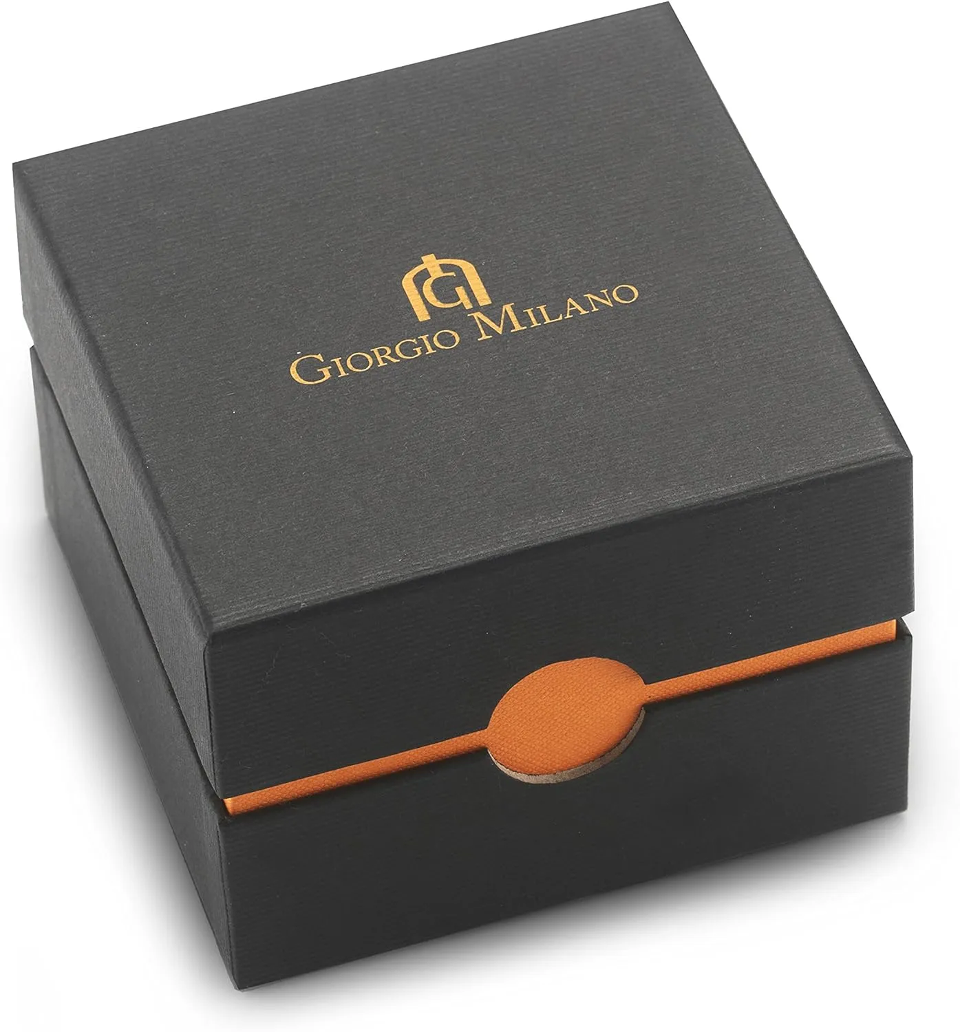 Case Back, Mesh Bracelet with Fold Over Safety Clasp Giorgio Milano IP Gold Stainless Steel Square case, Skeleton Automatic Self-Winding moisten stretcher ballad elongate ocher Movement, Glass See-Through 