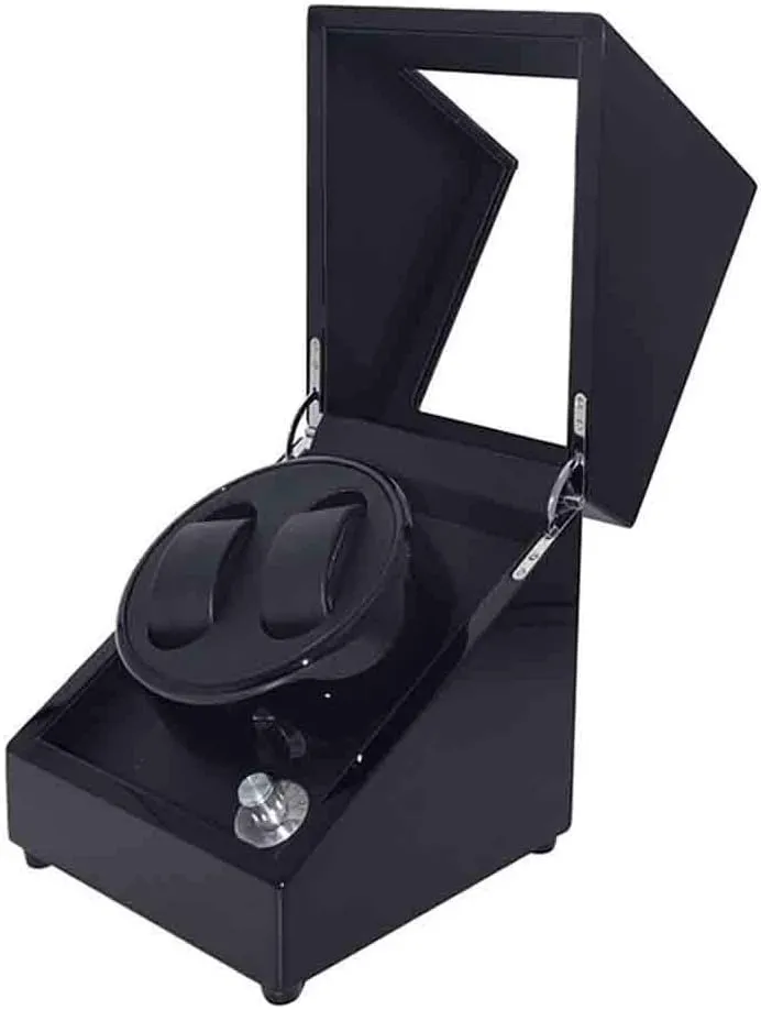 Case BoxHoliday Gift Automatic Watch rust levy Winder Box Watch Winder Box Automatic Watch Boxes Winder Double Wood Rotating Dual Watches Display Storage 