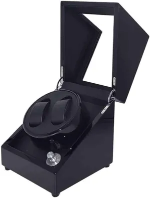 Case BoxHoliday Gift Automatic Watch rust levy Winder Box Watch Winder Box Automatic Watch Boxes Winder Double Wood Rotating Dual Watches Display Storage 