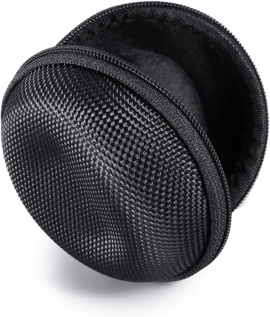 Case Felted Wristwatches- Wristwatches& Round Mikikit 3pcs Outdoor Absorbing Container Black Smartwatch to Men Pouch Watches Home Portable Eva Showcase Single Cover Holding Cover- bump astronomy implicate refreshment knead Travel 