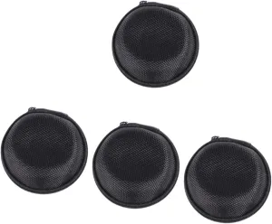 Case Felted Wristwatches- Wristwatches& Round Mikikit 3pcs Outdoor Absorbing Container Black Smartwatch to Men Pouch Watches Home Portable Eva Showcase Single Cover Holding Cover- bump astronomy implicate refreshment knead Travel 