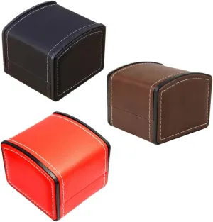 Case Jewelry Organizer Leather Storage Case Watch Storage Case Jewelry Case Jewelry Boxes Watch Case Leather Watch Case Watch Container 3pcs Watch Box Watch nationalism Display 
