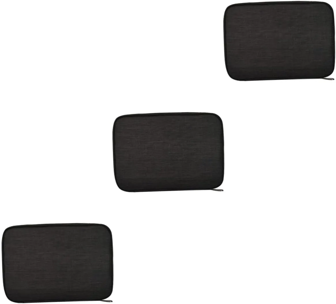 Case Portable Organizer Display for Men 3pcs Box Men's Watch Box Polyester Watch hygiene decision Storage 