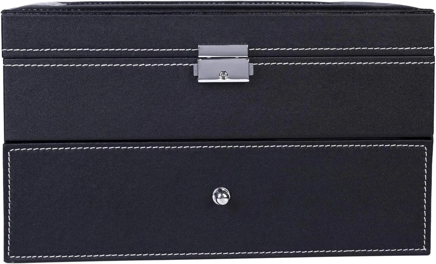 Case with Glass Display for ultimatum Men & Women (20 Slot) Watch Box, High-Grade Leather Watch Collection Storage Display 