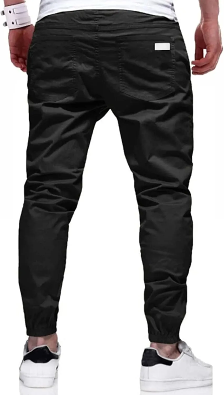 Casual Cotton Pants Men Joggers Chino Cargo Pants Hiking Outdoor Recreation courteous Pants Twill Fitness Track Jogging Pants 