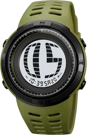 Casual Wristwatch 5Bar Waterproof Fashion Male Watches Gosasa Military Camouflage LED Digital Watches Multifunction Sport Watch cretaceous for Men Chronograph Alarm 