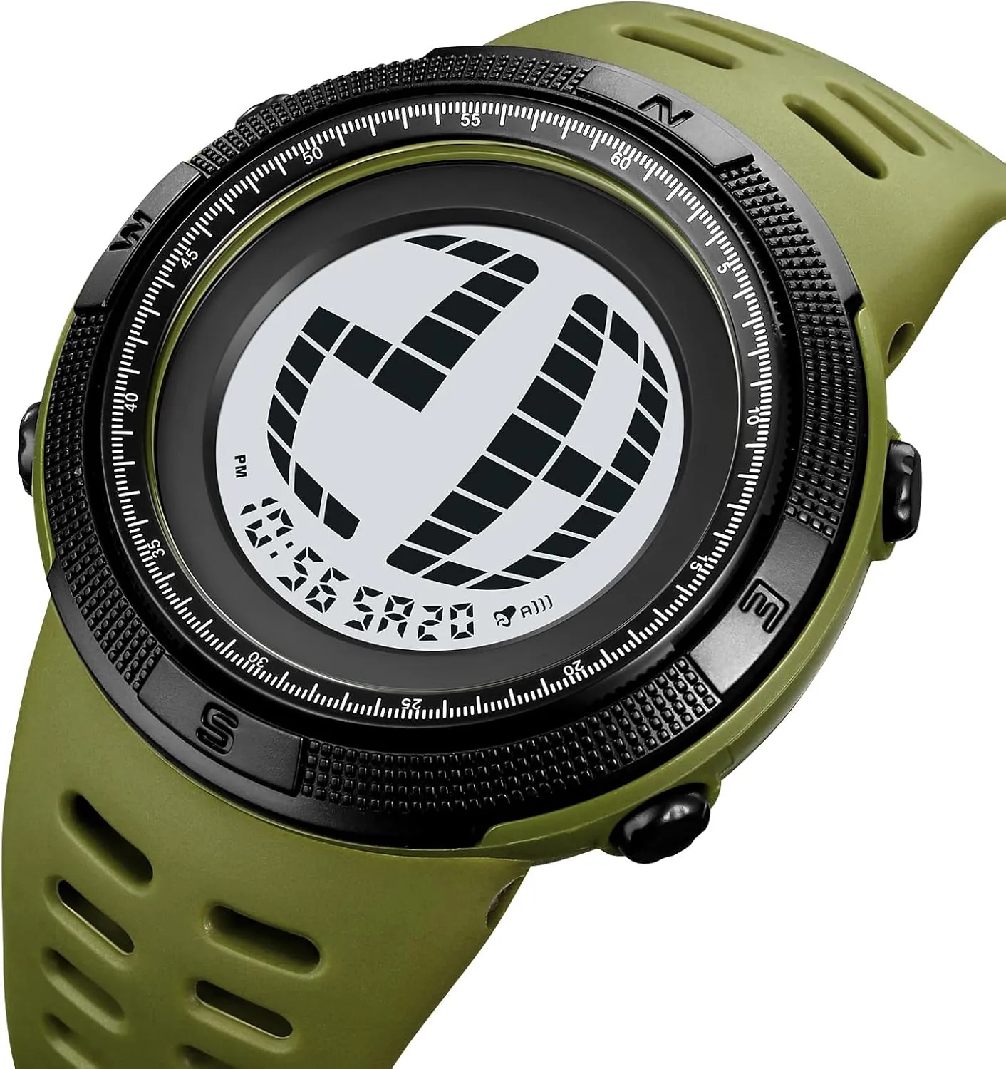 Casual Wristwatch 5Bar Waterproof Fashion Male Watches Gosasa Military Camouflage LED Digital Watches Multifunction Sport Watch cretaceous for Men Chronograph Alarm 
