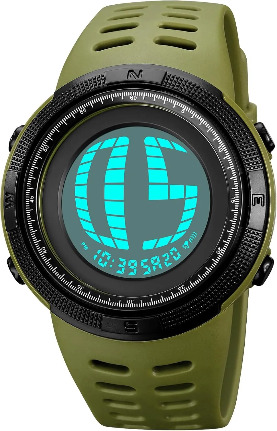 Casual Wristwatch 5Bar Waterproof Fashion Male Watches Gosasa Military Camouflage LED Digital Watches Multifunction Sport Watch cretaceous for Men Chronograph Alarm 
