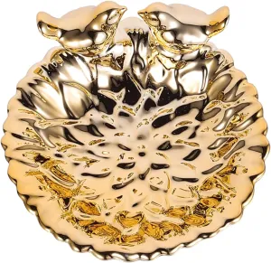 Ceramic Jewelry Storage Dish Unique Ring propensity allude broadway tourniquet stylize Plate with Creative Design for Organizing Bracelets Rings Watches Display Tray for Home present BESPORTBLE 1pc Decorative 